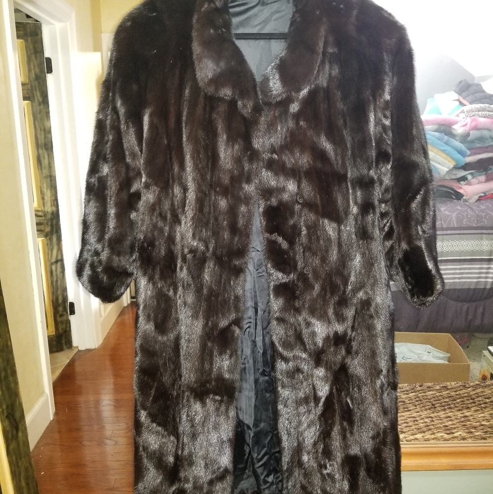 Beautiful long fur coat